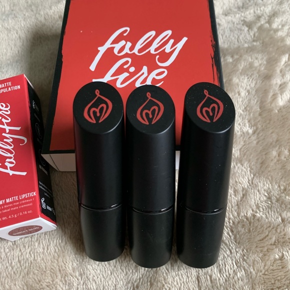 Fully Fire Expensive Habits Lipstick Set Trio BNIB - Picture 14 of 14